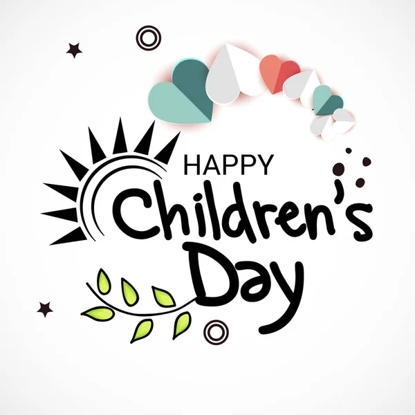 Happy children 's day. — стоковый вектор