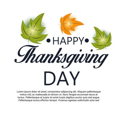 Şükran günün kutlu olsun.