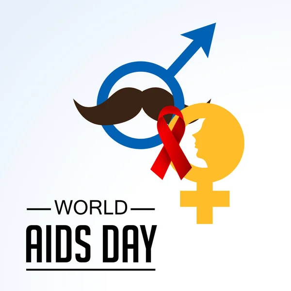 世界艾滋病日. — 图库矢量图片