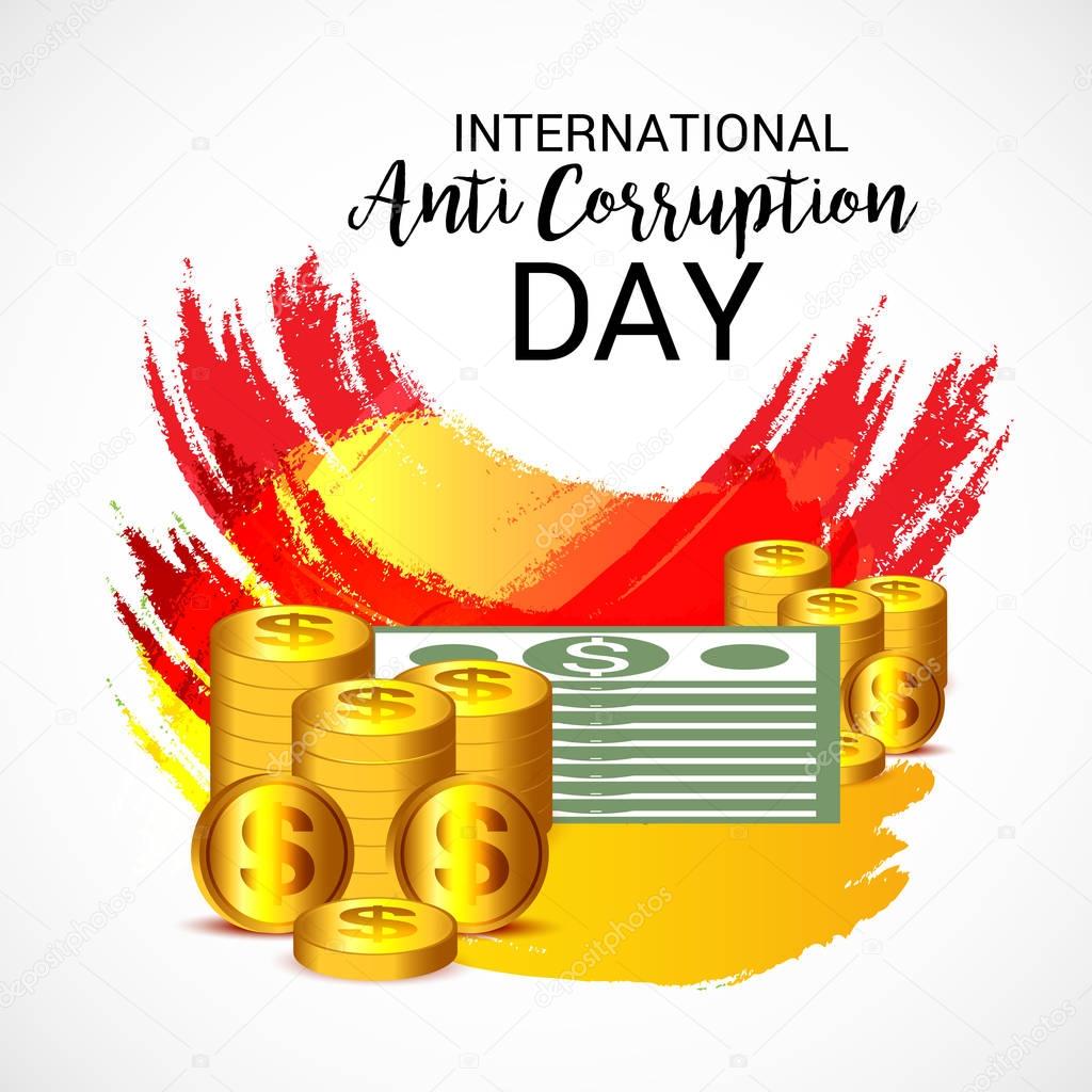 International Anti Corruption Day. — Stock Vector © SSDN #173877884