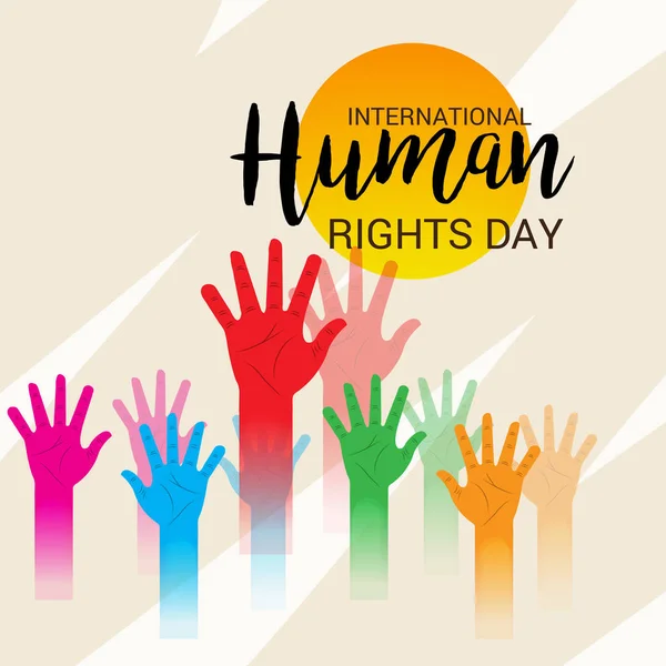 Human Rights Day. — Stock Vector