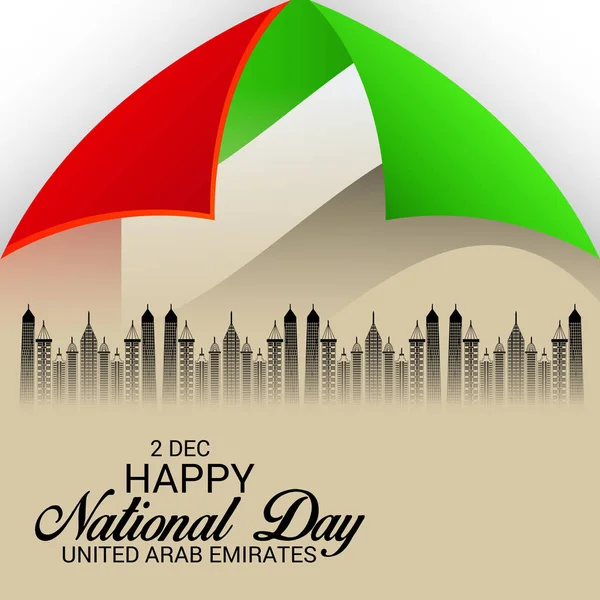 Spojené arabské emiráty národní den. — Stockový vektor