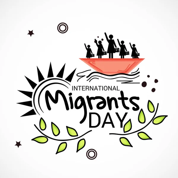 Uluslararası Göçmen gün.