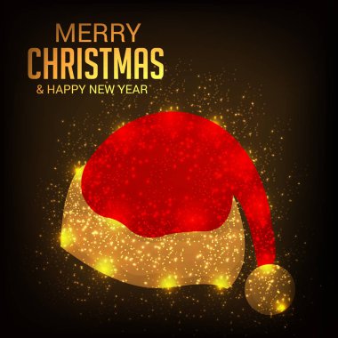 Vektör çizim için bir arka plan neşeli Noel kutlaması.