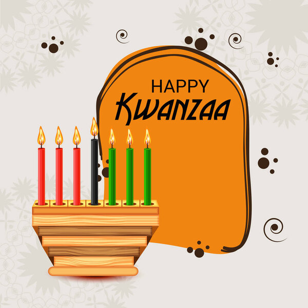 Векторная иллюстрация фона для празднования Счастливой Кванзы
.