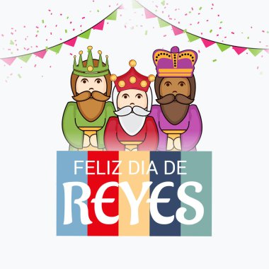 İçin bir arka plan illüstrasyon kutlamak mutlu Epiphany.