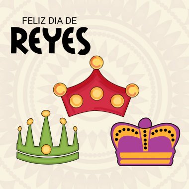 İçin bir arka plan illüstrasyon kutlamak mutlu Epiphany.