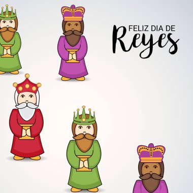 İçin bir arka plan illüstrasyon kutlamak mutlu Epiphany.