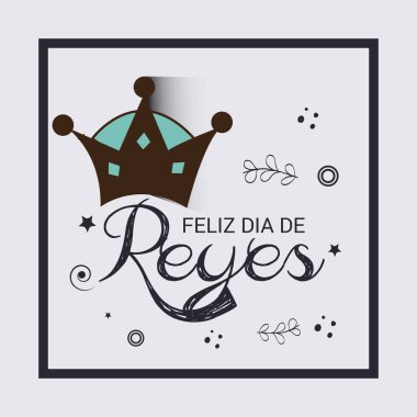 İçin bir arka plan illüstrasyon kutlamak mutlu Epiphany.