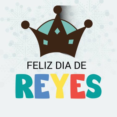 İçin bir arka plan illüstrasyon kutlamak mutlu Epiphany.