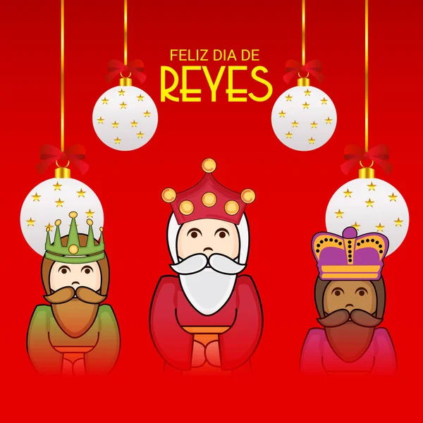 İçin bir arka plan illüstrasyon kutlamak mutlu Epiphany.