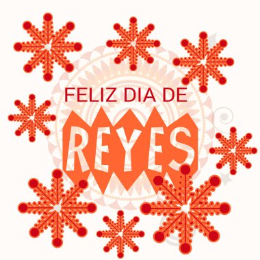 İçin bir arka plan illüstrasyon kutlamak mutlu Epiphany.