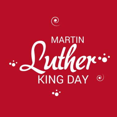 Martin Luther King günü için bir arka plan illüstrasyon.
