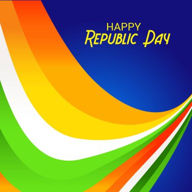 Mutlu Cumhuriyet Bayramı için bir arka plan vektör çizim.