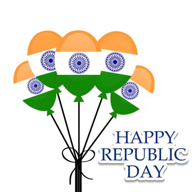 Mutlu Cumhuriyet Bayramı için bir arka plan vektör çizim.