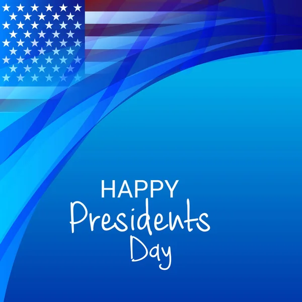 Vektor Illustration Eines Hintergrunds Für Happy Presidents Day — Stockvektor