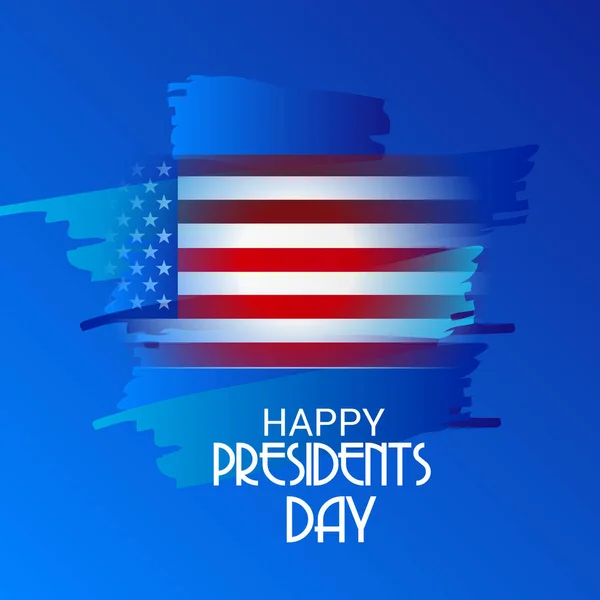 Vektor Illustration Eines Hintergrunds Für Happy Presidents Day — Stockvektor