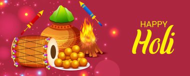 Mutlu bayram için bir arka plan vektör çizim.