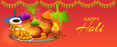 Mutlu bayram için bir arka plan vektör çizim.