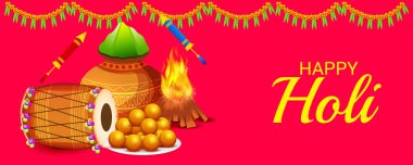 Mutlu bayram için bir arka plan vektör çizim.