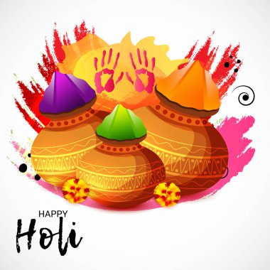 Mutlu bayram için bir arka plan vektör çizim.