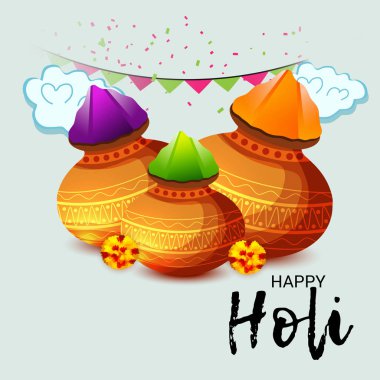 Mutlu bayram için bir arka plan illüstrasyon.