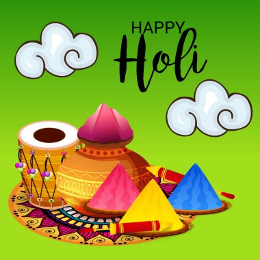 Mutlu bayram için bir arka plan vektör çizim.