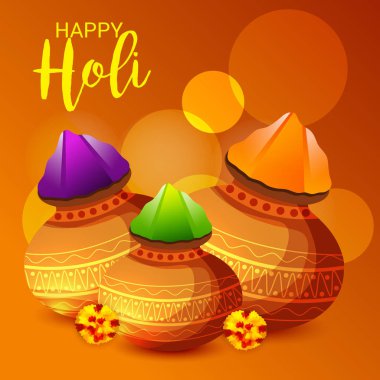 Mutlu bayram için bir arka plan illüstrasyon.