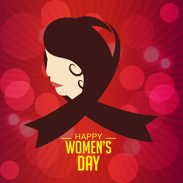 Hintergrund Für Den Internationalen Frauentag — Stockvektor