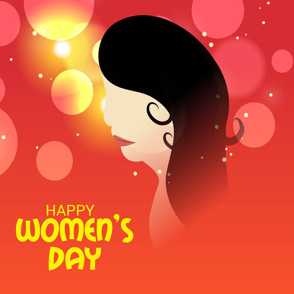 illustration of a Background for International Women's Day.