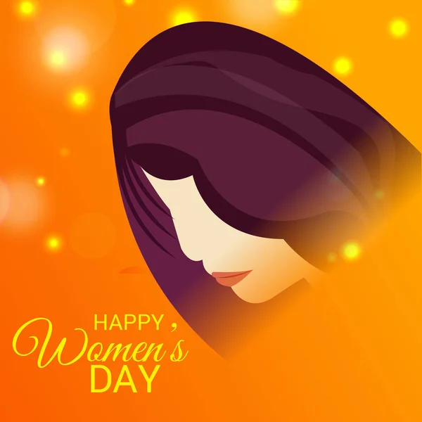Illustration Background International Women Day — Stock Vector