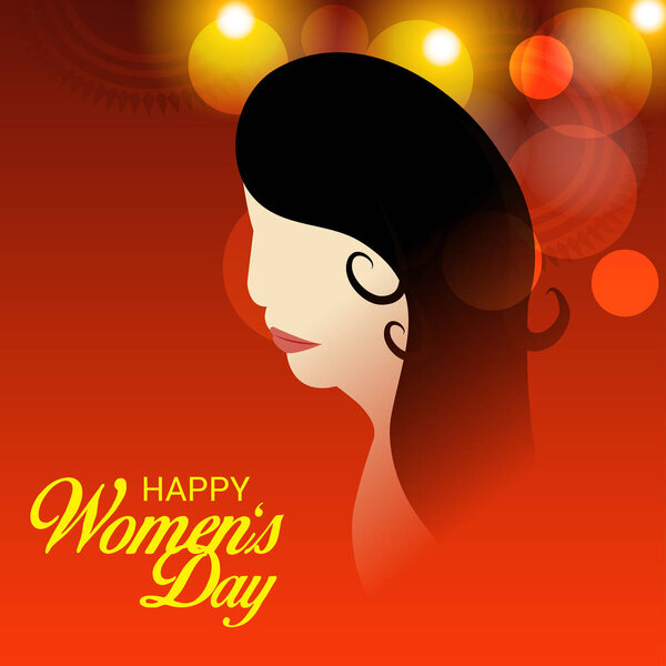 illustration of a Background for International Women's Day.