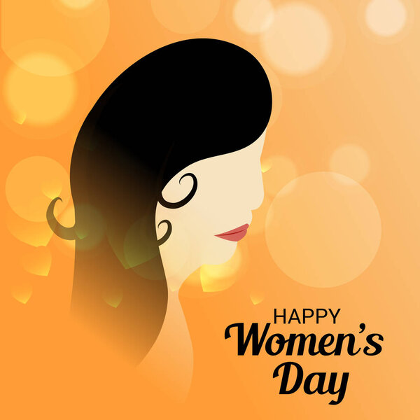 illustration of a Background for International Women's Day.