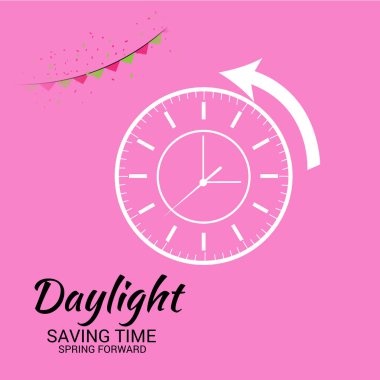 Yaz saati uygulaması için bir arka plan vektör çizim.