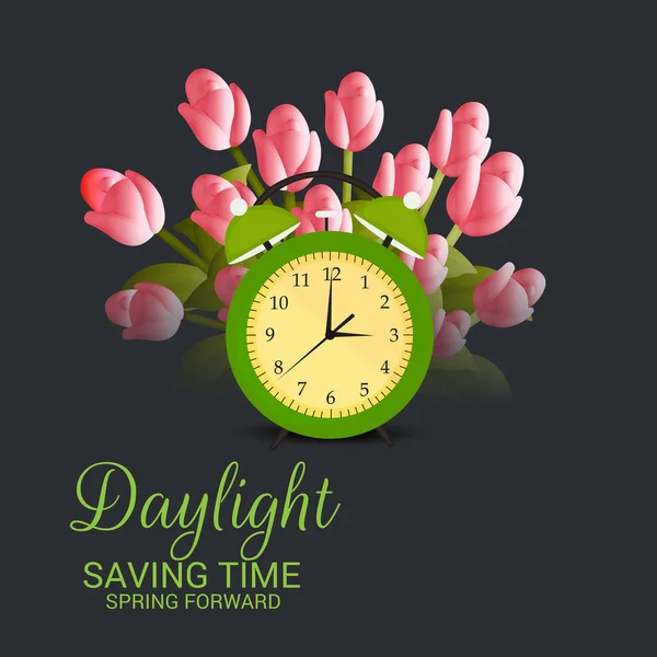 Yaz saati uygulaması için bir arka plan vektör çizim.