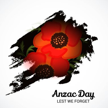 Biz unutmak diye haşhaş ve metin ile birlikte bir arka plan illüstrasyon vektör.