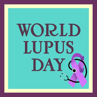 Dünya Lupus Günü için bir Arkaplan Tanımlaması.