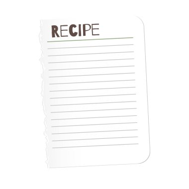 Tasarım simgesi listesi, bir denetim listesi, görev. Vektör çizimi için boş senin. Şablon.