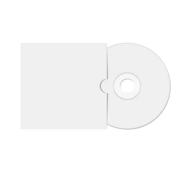 Disc video Dvd sau CD — Vector de stoc