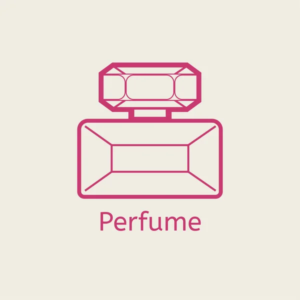 Aroma perfume line icon. Thin linear parfume signs for makeup and visage — Stock Vector