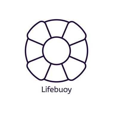 lifebuoy beyaz bir arka plan üzerinde simgesi.