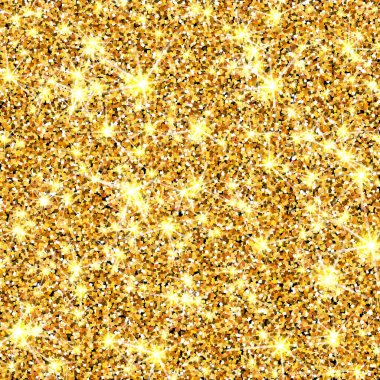 Altın glitter vektör doku. Altın sparcle arka plan. Luxory zemin. Amber parçacıklar. Moda parıltı desen tasarım Parti Davetiyesi, kart, poster, afiş, web için