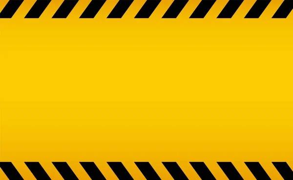 背景に注意黒と黄色のラインストライプ。警告の背景 — ストック写真