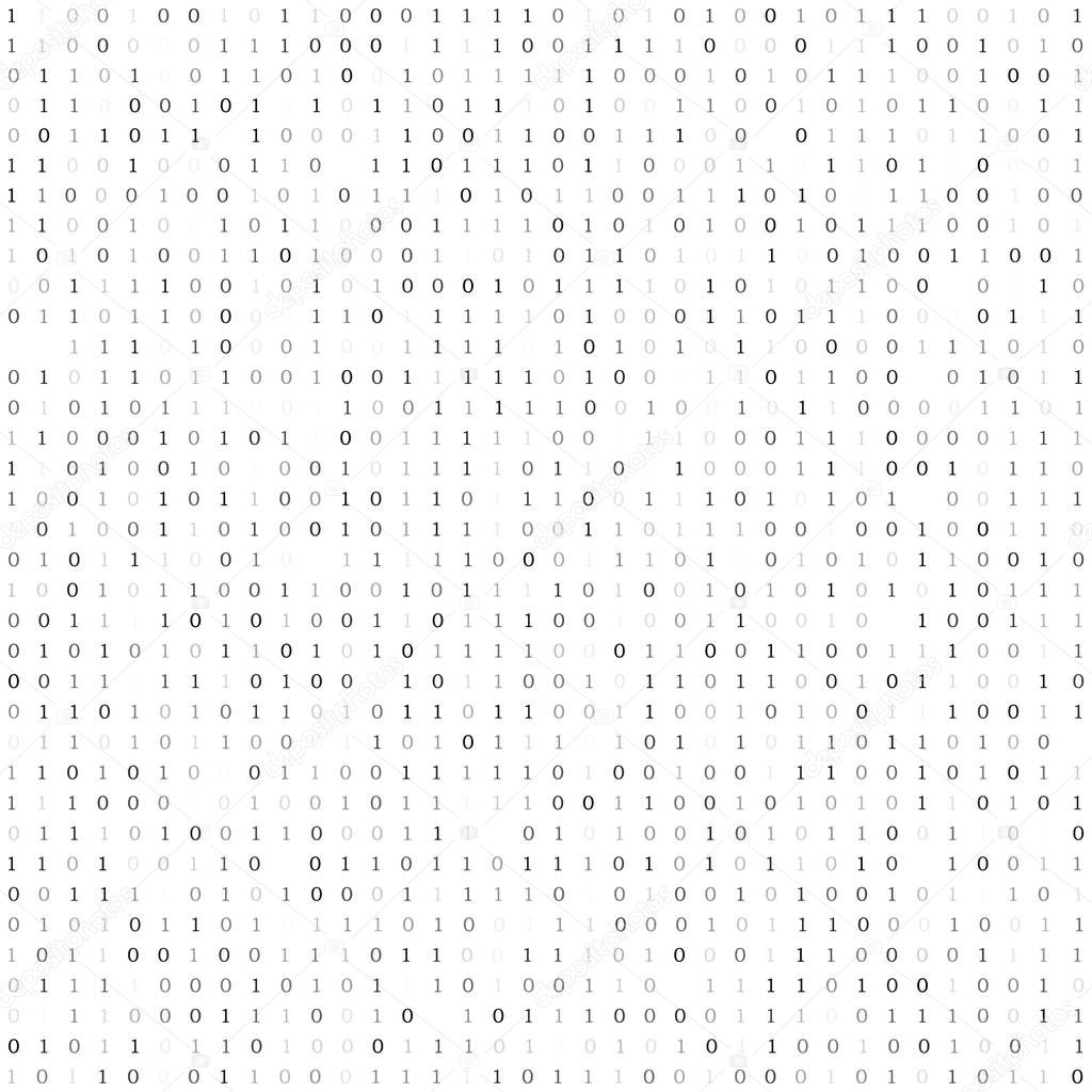 Binary code background. data symbol. Algorithm concept design.