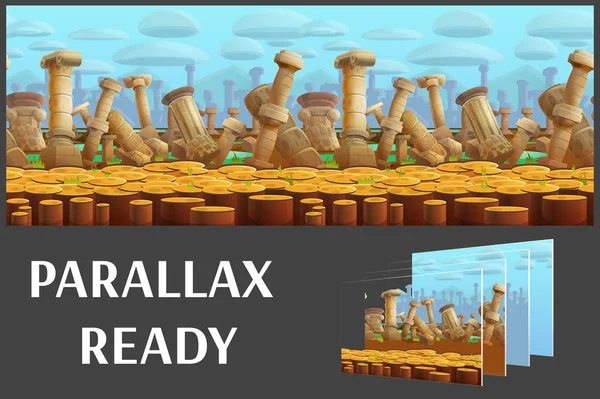 çizgi film doğa manzara