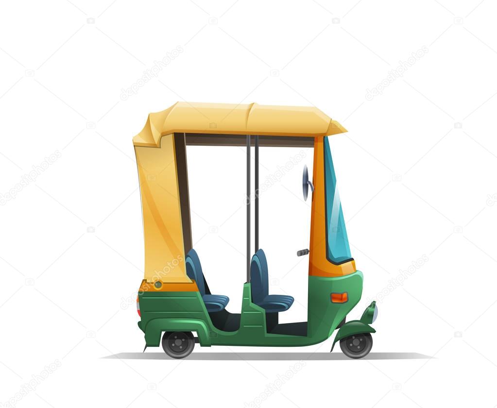 Indian auto rickshaw taxi 