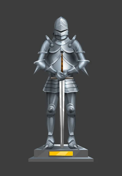 De oude knight Armor — Stockvector