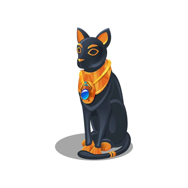 Figura gato egipcio — Vector de stock