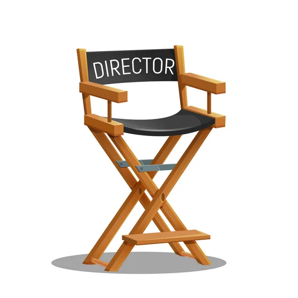 Director película silla — Vector de stock