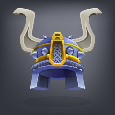 Demir fantezi zırh kask